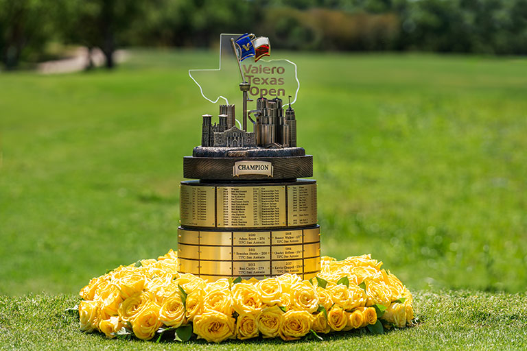 Valero Texas Open Trophy made by Malcolm DeMille